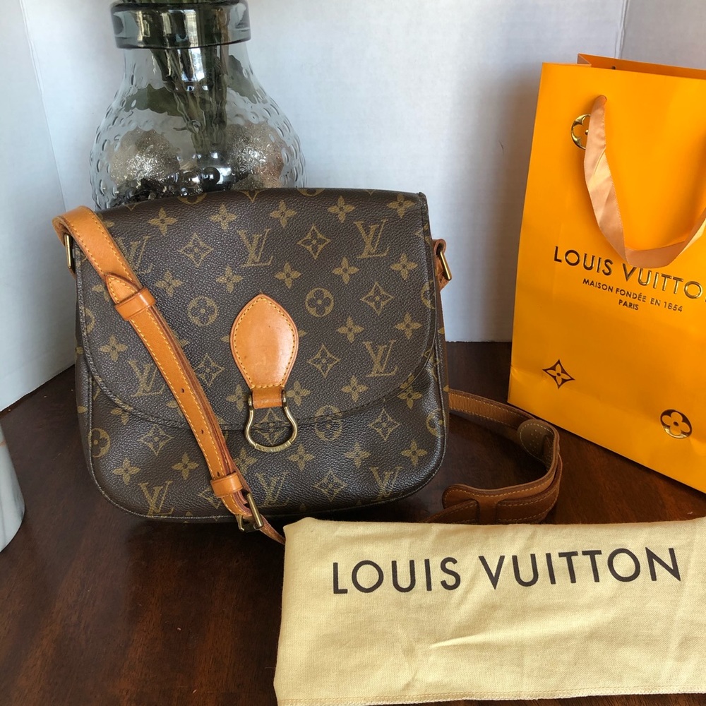 Louis Vuitton Brown and Tan Crossbody Bag